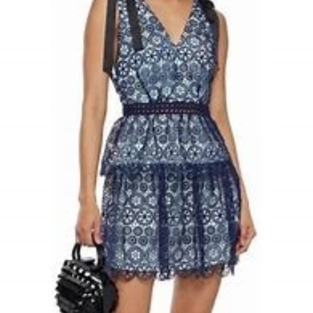 Self portrait mini dress